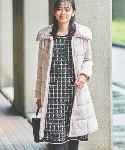 LAISSE PASSE（レッセパッセ）の「ワイドカラー中綿ミドルコート