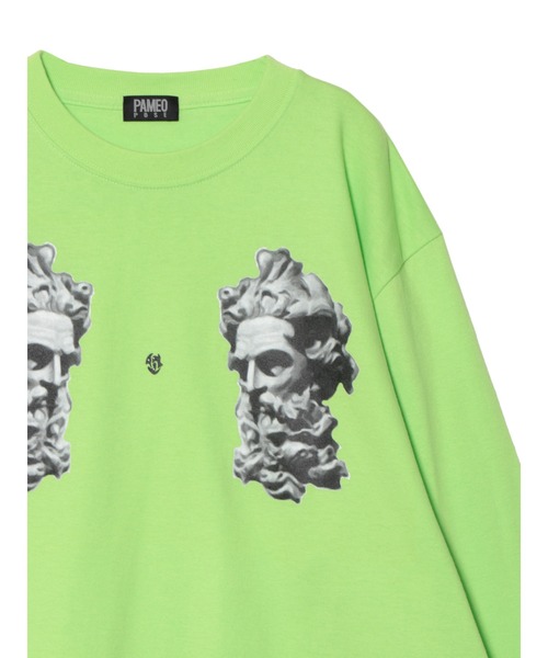 PAMEO POSE(パメオポーズ)の「Poseidon Long-T(Tシャツ/カットソー・レディース・ホワイト/ブラック/グリーン・FREE)」の17枚目の写真