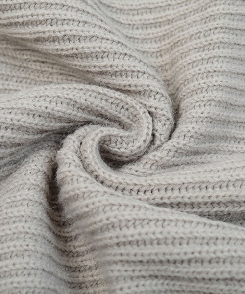 UR'S（ユアーズ）の「タートルニットポンチョ（ポンチョ・レディース・アイボリー/ブラック/ネイビー/グレー・FREE）」の18枚目の写真