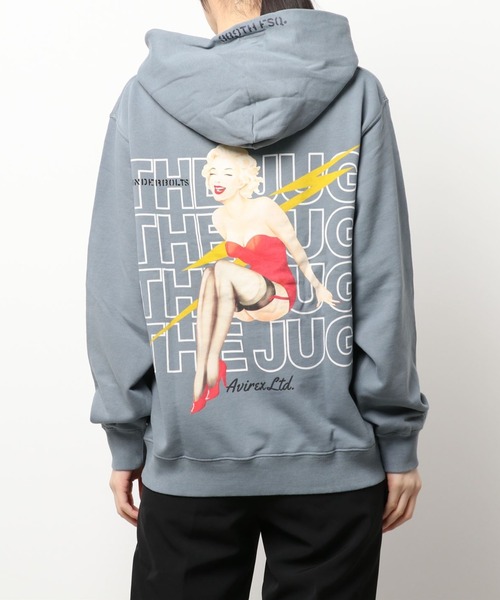 AVIREX/アヴィレックス/ピンナップガール プルオーバー パーカー /PIN UP GIRL PULLOVER PARKA