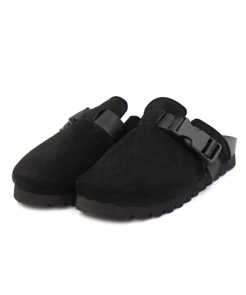 LUGG NAGG（ラグナグ）の「バックルストラップスエードサンダル（サンダル・レディース・グレイッシュベージュ/ダークブラウン/ブラック・25.0cm/26.0cm/23.0cm/28.0cm/27.0cm/24.0cm）」の4枚目の写真