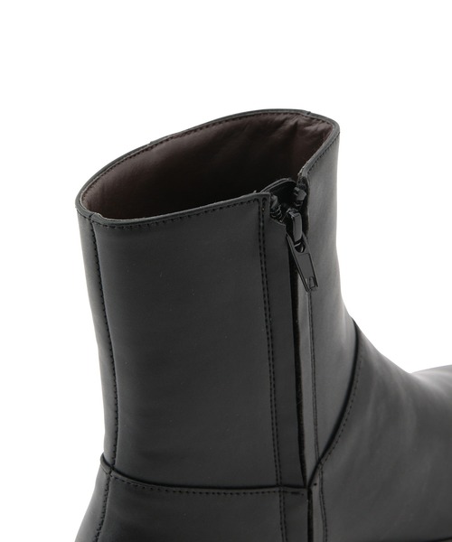 ROPE' PICNIC（ロペピクニック）の「【軽量】プラットフォームブーツ（ブーツ・レディース・ブラック/ダークブラウン・S/M/L）」の8枚目の写真