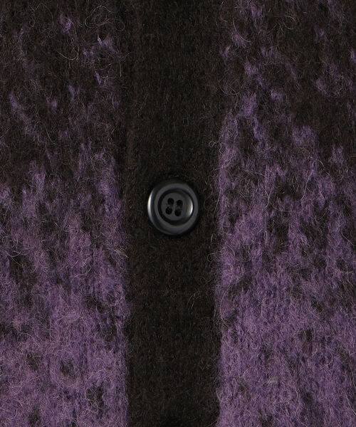 schott（ショット）の「Schott/ショット/MOHAIR OMBRE BORDER CARDIGAN