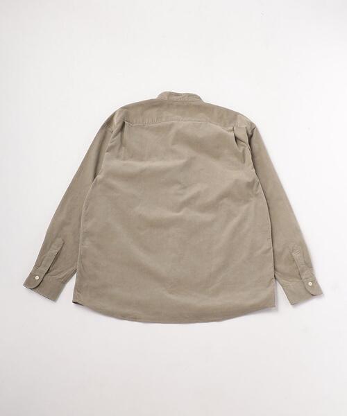 UNITED ARROWS LTD. OUTLET(ユナイテッドアローズアウトレット)の「<A DAY IN THE LIFE>コーデュロイ バンドカラーシャツ(シャツ/ブラウス・メンズ・ダークブラウン/オフホワイト/ナチュラル・S/M/L)」の4枚目の写真