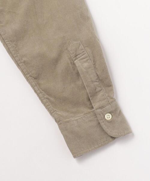 UNITED ARROWS LTD. OUTLET(ユナイテッドアローズアウトレット)の「<A DAY IN THE LIFE>コーデュロイ バンドカラーシャツ(シャツ/ブラウス・メンズ・ダークブラウン/オフホワイト/ナチュラル・S/M/L)」の6枚目の写真