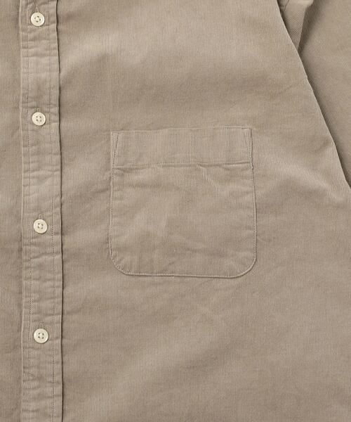 UNITED ARROWS LTD. OUTLET(ユナイテッドアローズアウトレット)の「<A DAY IN THE LIFE>コーデュロイ バンドカラーシャツ(シャツ/ブラウス・メンズ・ダークブラウン/オフホワイト/ナチュラル・S/M/L)」の8枚目の写真