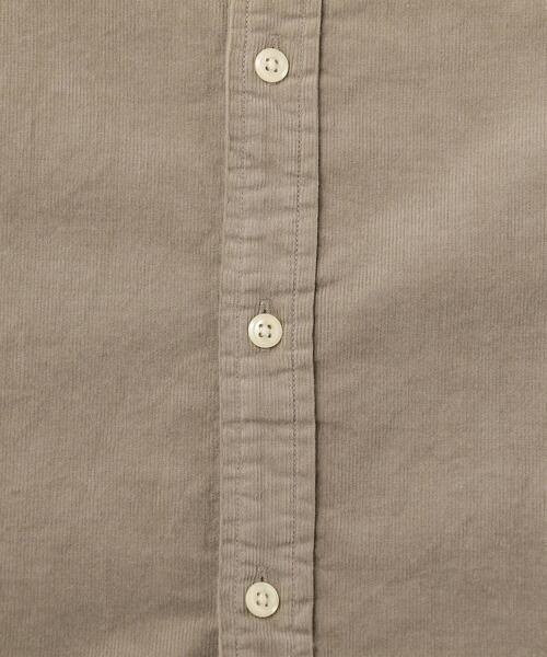 UNITED ARROWS LTD. OUTLET(ユナイテッドアローズアウトレット)の「<A DAY IN THE LIFE>コーデュロイ バンドカラーシャツ(シャツ/ブラウス・メンズ・ダークブラウン/オフホワイト/ナチュラル・S/M/L)」の9枚目の写真