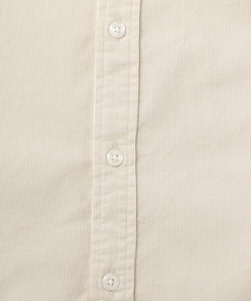 UNITED ARROWS LTD. OUTLET(ユナイテッドアローズアウトレット)の「<A DAY IN THE LIFE>コーデュロイ バンドカラーシャツ(シャツ/ブラウス・メンズ・ダークブラウン/オフホワイト/ナチュラル・S/M/L)」の10枚目の写真
