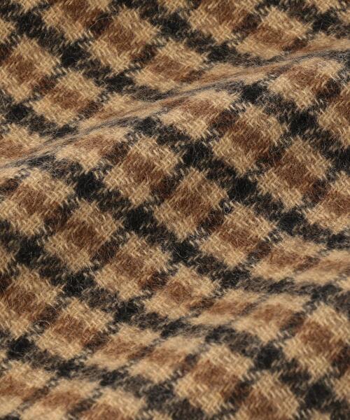 BEAUTY&YOUTH UNITED ARROWS（ビューティーアンドユースユナイテッドアローズ）の「BY カシミヤ チェック リバーシブル マフラー（マフラー・メンズ・ダークグレー/ダークブラウン・FREE）」の6枚目の写真