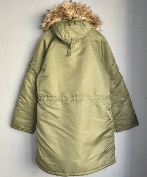 American Eagle(アメリカンイーグル)の「【ヴィンテージ古着】AMERICAN EAGLE N-3B ミリタリージャケット(ミリタリージャケット・メンズ・グリーン・LARGE)」の2枚目の写真