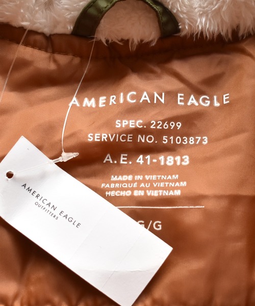 American Eagle(アメリカンイーグル)の「【ヴィンテージ古着】AMERICAN EAGLE N-3B ミリタリージャケット(ミリタリージャケット・メンズ・グリーン・LARGE)」の3枚目の写真