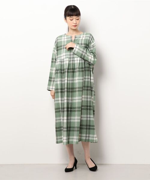 スキッパーチェックワンピース ワンピース Samansa Mos2 サマンサ モスモス のファッション通販 Zozotown