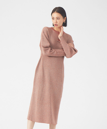 qualite | ｶﾗｰﾒﾗﾝｼﾞﾆｯﾄﾜﾝﾋﾟｰｽ(ワンピース)