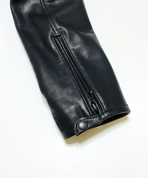 GARA（ガラ）の「GARAxBLACKMEANS:BLANKIE LEATHER JACKET（ライダース