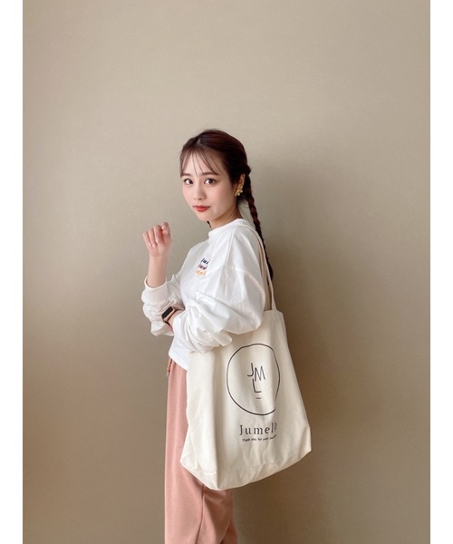 jumelle(ジュメロ)の「ロゴショートトップス(Tシャツ/カットソー・レディース・ホワイト・FREE)」の8枚目の写真