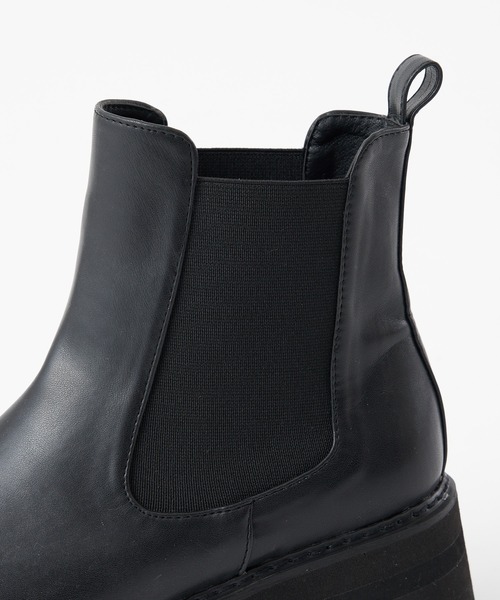 COLONY 2139（コロニートゥーワンスリーナイン）の「【マカロンFoot】チェルシーショートブーツ/サイドゴアブーツ（ブーツ・レディース・ブラック・23cm/24cm/25cm）」の5枚目の写真