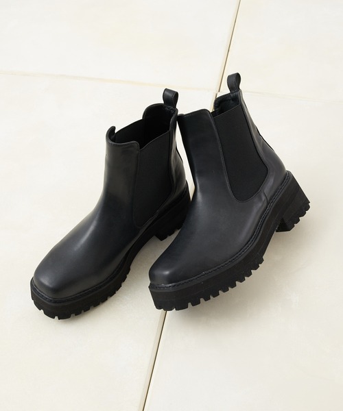 COLONY 2139（コロニートゥーワンスリーナイン）の「【マカロンFoot】チェルシーショートブーツ/サイドゴアブーツ（ブーツ・レディース・ブラック・23cm/24cm/25cm）」の10枚目の写真