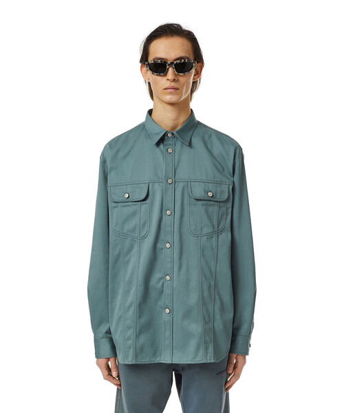 メンズ シャツ ブラウス ウエスタンシャツ ワークシャツ サステナブル Acfaa を購入できます Diesel Diesel ディーゼル のファッション ワークシャツ サステナブル シャツ ブラウス 販売取寄の