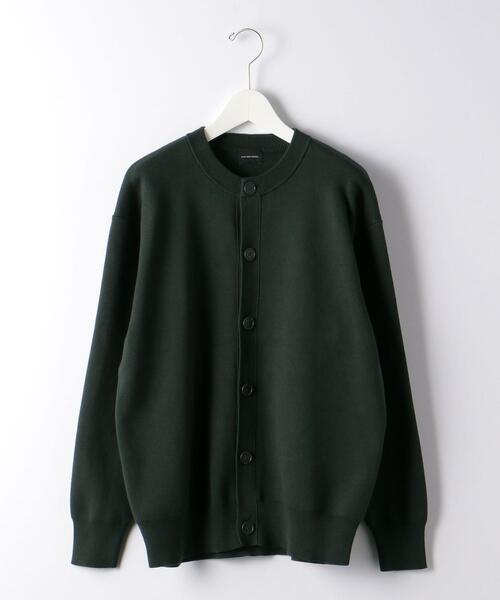 green label relaxing(グリーンレーベルリラクシング)の「コットン スウェットライク カーディガン(カーディガン/ボレロ・メンズ・ブラック/ダークグリーン/ベージュ・S/M/L/XL)」の16枚目の写真