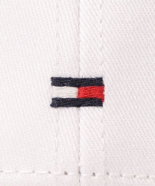 TOMMY HILFIGER（トミーヒルフィガー）の「*TOMMY HILFIGER: CLASSIC BB CAP（キャップ・メンズ・ホワイト/ネイビー/レッド・ONE SIZE）」の8枚目の写真
