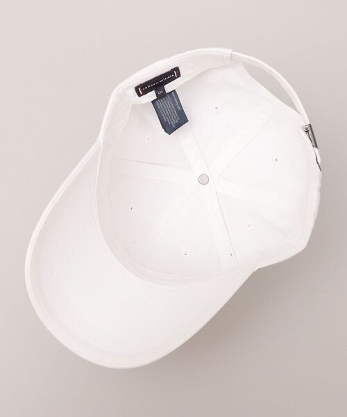 TOMMY HILFIGER（トミーヒルフィガー）の「*TOMMY HILFIGER: CLASSIC BB CAP（キャップ・メンズ・ホワイト/ネイビー/レッド・ONE SIZE）」の5枚目の写真