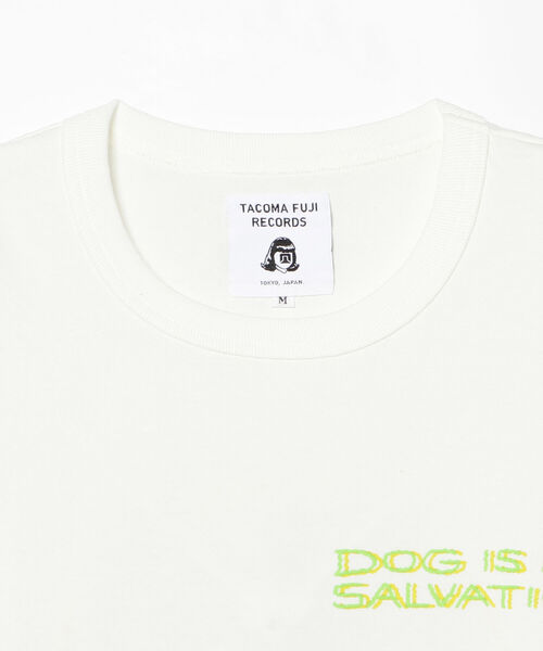 TACOMA FUJI RECORDS（タコマフジレコード）の「TACOMA FUJI RECORDS / DOG IS MY SALVATION ’22 Long Sleeve T-shirt（Tシャツ/カットソー・メンズ・ホワイト・MEDIUM/LARGE/X-LARGE）」の3枚目の写真