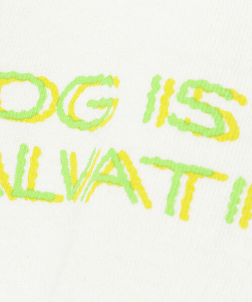 TACOMA FUJI RECORDS（タコマフジレコード）の「TACOMA FUJI RECORDS / DOG IS MY SALVATION ’22 Long Sleeve T-shirt（Tシャツ/カットソー・メンズ・ホワイト・MEDIUM/LARGE/X-LARGE）」の4枚目の写真