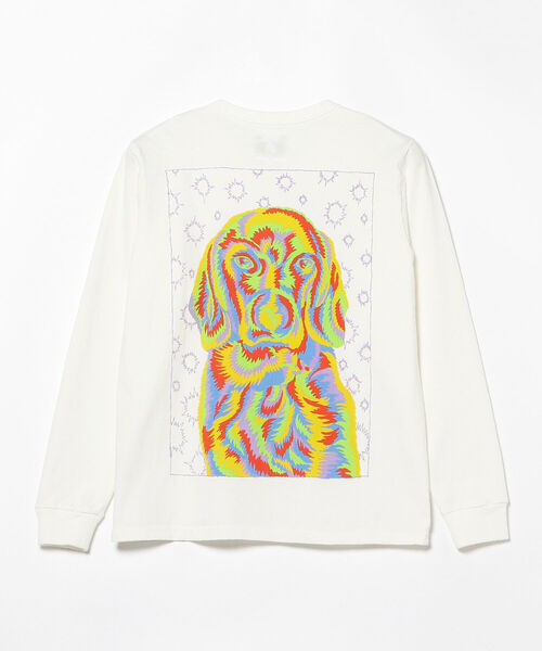 TACOMA FUJI RECORDS（タコマフジレコード）の「TACOMA FUJI RECORDS / DOG IS MY SALVATION ’22 Long Sleeve T-shirt（Tシャツ/カットソー・メンズ・ホワイト・MEDIUM/LARGE/X-LARGE）」の6枚目の写真