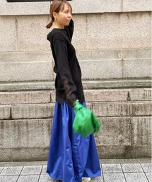 ulu | Original Riv＆seethrough docking long sleeve cutsew(Tシャツ/カットソー)