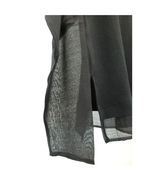 ulu（ウル）の「Original Riv＆seethrough docking long sleeve cutsew（Tシャツ/カットソー・レディース・ブラック・FREE）」の13枚目の写真