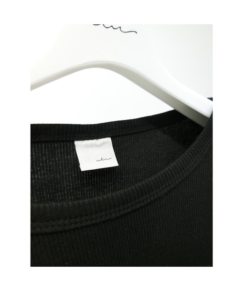 ulu（ウル）の「Original Riv＆seethrough docking long sleeve cutsew（Tシャツ/カットソー・レディース・ブラック・FREE）」の4枚目の写真
