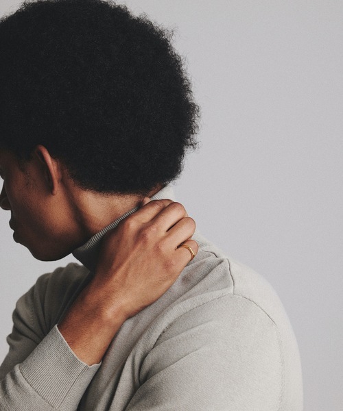 9ban（キューバン）の「【9ban】キューバン/ Foundation ring（リング・レディース・ゴールド・#13/#11）」の2枚目の写真