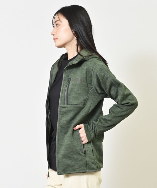 THE NORTH FACE(ザノースフェイス)の「THE NORTH FACE(ザ・ノース・フェイス) キャニオンランズ ジップアップパーカー(パーカー・レディース・グリーン・XS/S)」の2枚目の写真