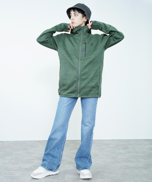 THE NORTH FACE(ザノースフェイス)の「THE NORTH FACE(ザ・ノース・フェイス) キャニオンランズ ジップアップパーカー(パーカー・レディース・グリーン・XS/S)」の8枚目の写真