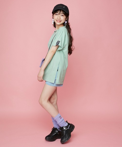 JENNI love(ジェニィラブ)の「オーロラポイント厚底スニーカー(スニーカー・キッズ・ブラック/ラベンダー/オフホワイト・24cm/22cm/23cm/20cm/21cm)」の7枚目の写真