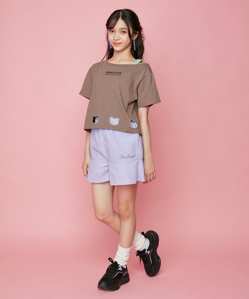 JENNI love(ジェニィラブ)の「オーロラポイント厚底スニーカー(スニーカー・キッズ・ブラック/ラベンダー/オフホワイト・24cm/22cm/23cm/20cm/21cm)」の9枚目の写真