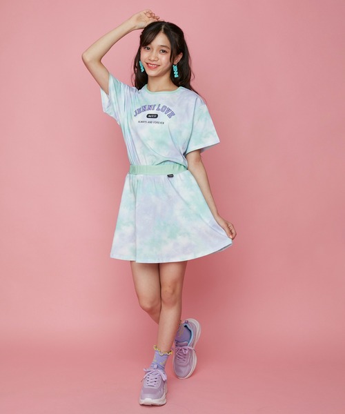 JENNI love(ジェニィラブ)の「オーロラポイント厚底スニーカー(スニーカー・キッズ・ブラック/ラベンダー/オフホワイト・24cm/22cm/23cm/20cm/21cm)」の10枚目の写真