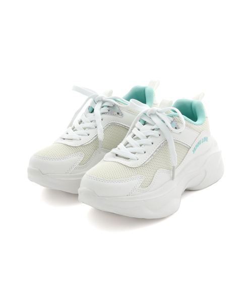 JENNI love(ジェニィラブ)の「オーロラポイント厚底スニーカー(スニーカー・キッズ・ブラック/ラベンダー/オフホワイト・24cm/22cm/23cm/20cm/21cm)」の12枚目の写真