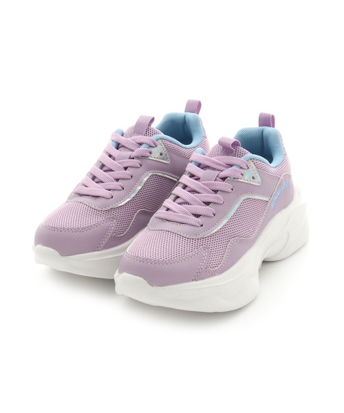 JENNI love(ジェニィラブ)の「オーロラポイント厚底スニーカー(スニーカー・キッズ・ブラック/ラベンダー/オフホワイト・24cm/22cm/23cm/20cm/21cm)」の16枚目の写真