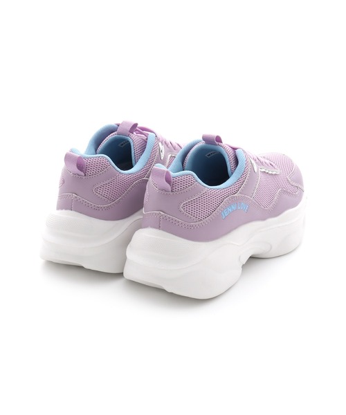 JENNI love(ジェニィラブ)の「オーロラポイント厚底スニーカー(スニーカー・キッズ・ブラック/ラベンダー/オフホワイト・24cm/22cm/23cm/20cm/21cm)」の17枚目の写真