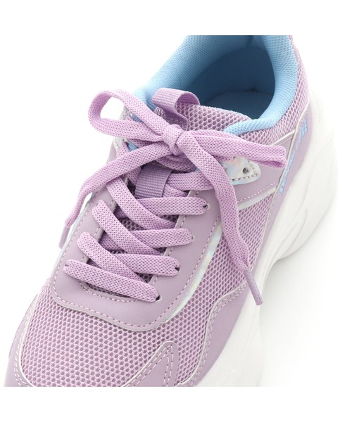 JENNI love(ジェニィラブ)の「オーロラポイント厚底スニーカー(スニーカー・キッズ・ブラック/ラベンダー/オフホワイト・24cm/22cm/23cm/20cm/21cm)」の19枚目の写真