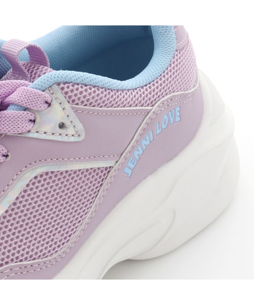 JENNI love(ジェニィラブ)の「オーロラポイント厚底スニーカー(スニーカー・キッズ・ブラック/ラベンダー/オフホワイト・24cm/22cm/23cm/20cm/21cm)」の21枚目の写真