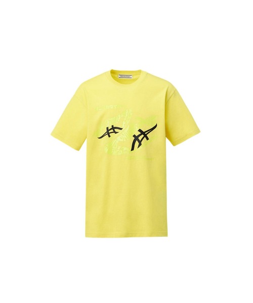 Onitsuka Tiger(オニツカタイガー)の「GRAPHIC TEE / グラフィックティー(Tシャツ/カットソー・レディース・ホワイト/ブラック/ライトイエロー・L/XL/M/XS/2XL/S)」の2枚目の写真