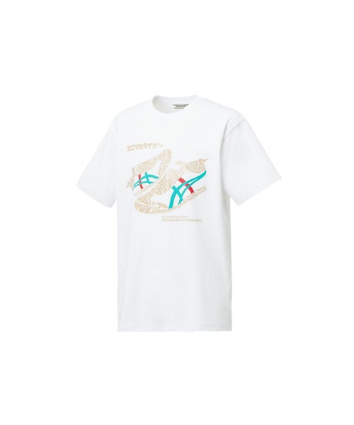 Onitsuka Tiger(オニツカタイガー)の「GRAPHIC TEE / グラフィックティー(Tシャツ/カットソー・レディース・ホワイト/ブラック/ライトイエロー・L/XL/M/XS/2XL/S)」の9枚目の写真