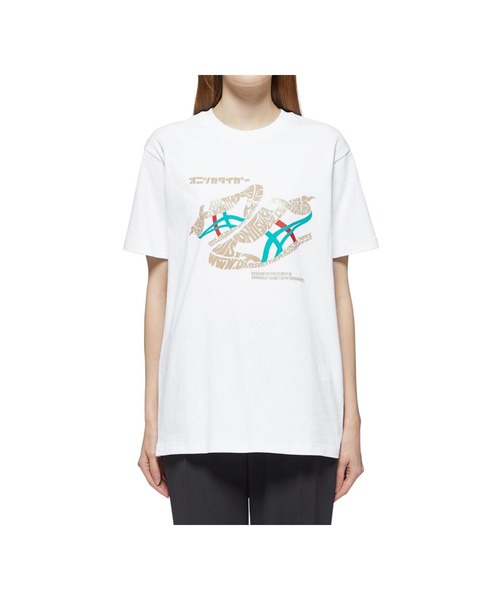 Onitsuka Tiger(オニツカタイガー)の「GRAPHIC TEE / グラフィックティー(Tシャツ/カットソー・レディース・ホワイト/ブラック/ライトイエロー・L/XL/M/XS/2XL/S)」の6枚目の写真