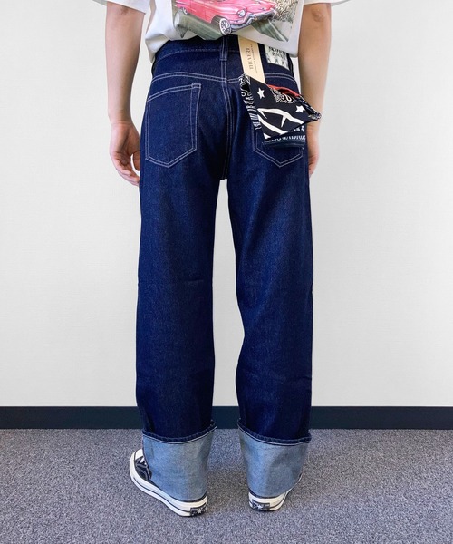 SCOTCH&SODA（スコッチアンドソーダ）の「”Elvis” ロックデザイン デニム【164383】（デニムパンツ・メンズ・ダークインディゴブルー・29inch/33inch/32inch/31inch/30inch）」の7枚目の写真