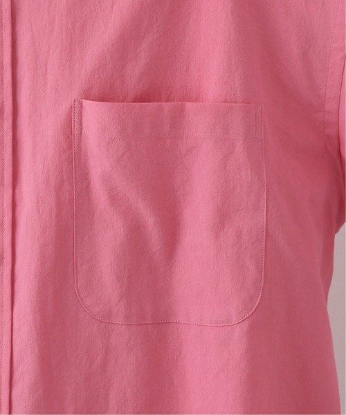 EDIFICE LA BOUCLE（エディフィスラブークル）の「【LA BOUCLE / ラブークル】オーバーサイズ ボタンダウンシャツ ロイヤルオックス（シャツ/ブラウス・メンズ・ホワイト/ピンク・1/2）」の19枚目の写真