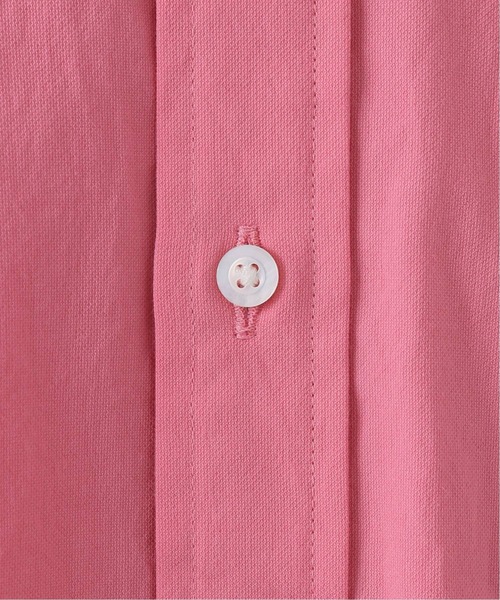 EDIFICE LA BOUCLE（エディフィスラブークル）の「【LA BOUCLE / ラブークル】オーバーサイズ ボタンダウンシャツ ロイヤルオックス（シャツ/ブラウス・メンズ・ホワイト/ピンク・1/2）」の20枚目の写真