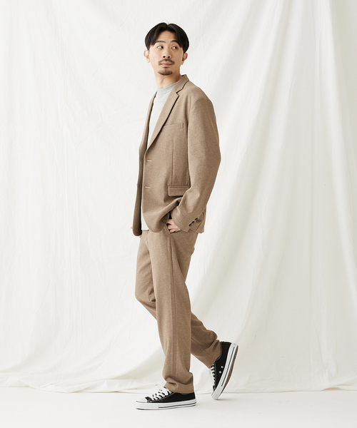 JOURNAL STANDARD(ジャーナルスタンダード)の「【RIRANCHA/リランチェ】ブッチャー 2ボタン ジャケット(テーラードジャケット・メンズ・クリアブラック/ネイビー/ベージュ・LARGE/SMALL/MEDIUM)」の10枚目の写真