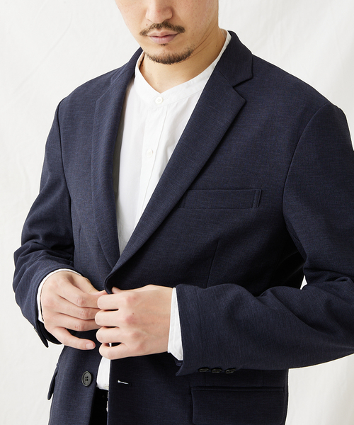 JOURNAL STANDARD(ジャーナルスタンダード)の「【RIRANCHA/リランチェ】ブッチャー 2ボタン ジャケット(テーラードジャケット・メンズ・クリアブラック/ネイビー/ベージュ・LARGE/SMALL/MEDIUM)」の18枚目の写真
